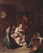 Pietro Longhi, Der Jager und die Bauerinnen